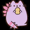 🦕 Эмодзи «Pusheen #cute #status #food» для Telegram