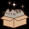 ✨ Эмодзи «Pusheen #cute #status #food» для Telegram