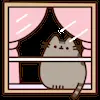 🪟 Эмодзи «Pusheen #cute #status #food» для Telegram
