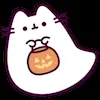 👻 Эмодзи «Pusheen #cute #status #food» для Telegram