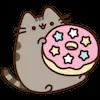 🍩 Эмодзи «Pusheen #cute #status #food» для Telegram