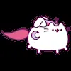 🦄 Эмодзи «Pusheen #cute #status #food» для Telegram