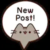 ✨ Эмодзи «Pusheen #cute #status #food» для Telegram