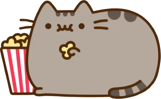 🍿 Стикер «Pusheen Vol. 1» для Telegram