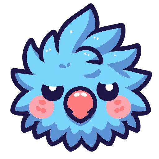 🦜 Эмодзи «Пушистики» для Telegram