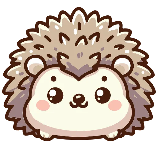 🦔 Эмодзи «Пушистики» для Telegram