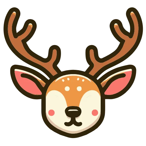 🦌 Эмодзи «Пушистики» для Telegram