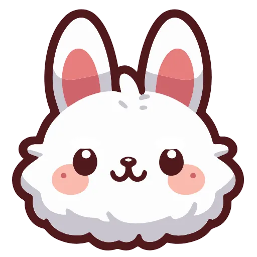 🐰 Эмодзи «Пушистики» для Telegram