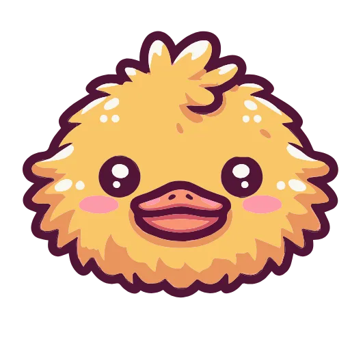 🦆 Эмодзи «Пушистики» для Telegram