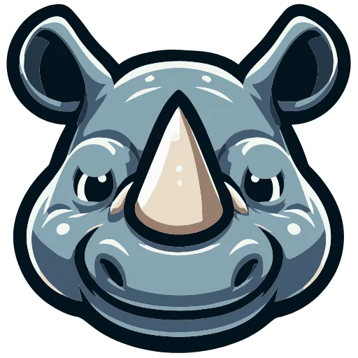 🦏 Эмодзи «Пушистики» для Telegram