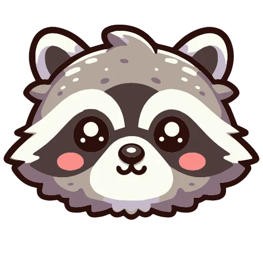 🦝 Эмодзи «Пушистики» для Telegram