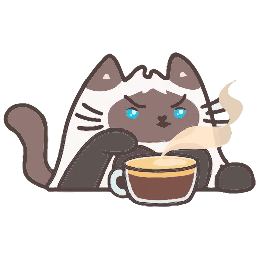 ☕ Эмодзи «Пушмяу» для Telegram