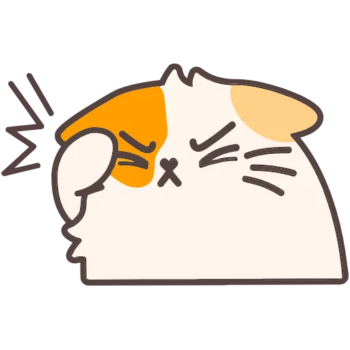 😠 Эмодзи «Пушмяу» для Telegram