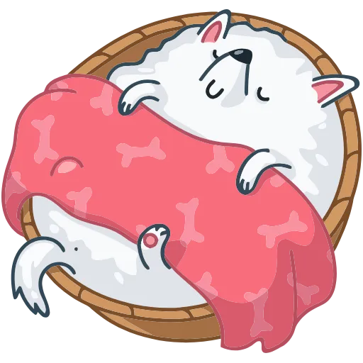 😴 Эмодзи «Пушок» для Telegram