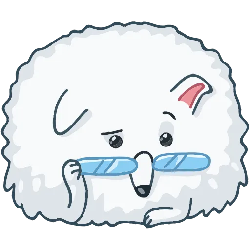 🤓 Эмодзи «Пушок» для Telegram