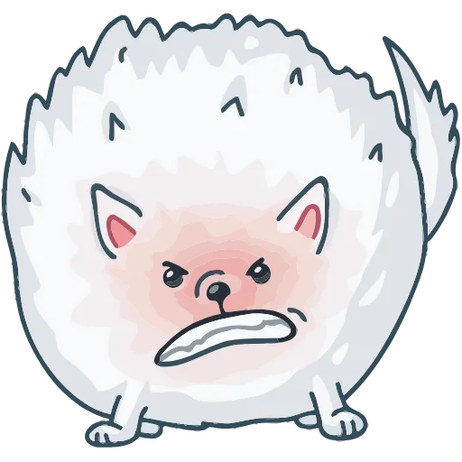 😡 Эмодзи «Пушок» для Telegram