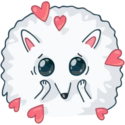 😍 Эмодзи «Пушок» для Telegram