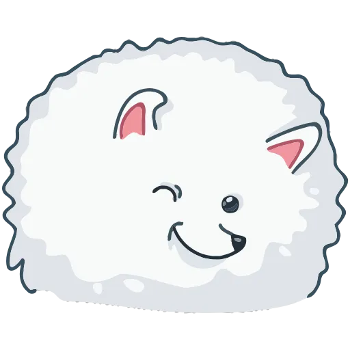 😉 Эмодзи «Пушок» для Telegram