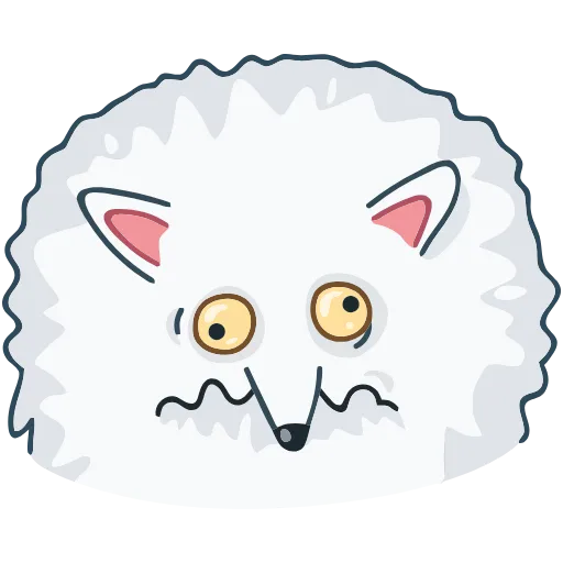 😜 Эмодзи «Пушок» для Telegram
