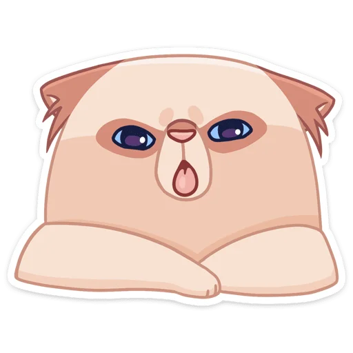 😛 Стикер «-Нет, показываю» для Telegram