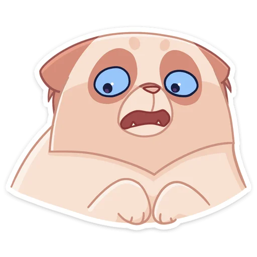 😨 Стикер «-Нет, показываю» для Telegram