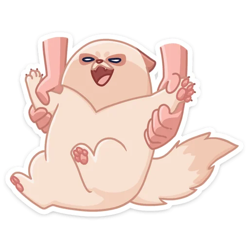 😔 Стикер «-Нет, показываю» для Telegram