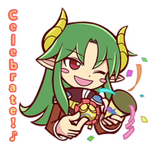 🎉 Стикер «Puyo Puyo!! LINE» для Telegram