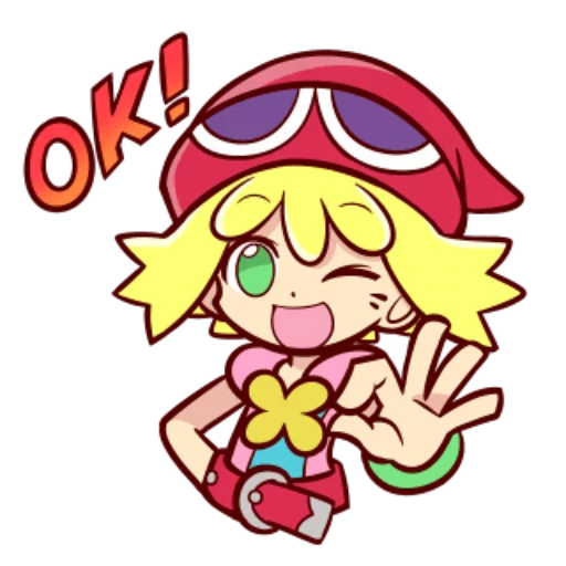 👌 Стикер «Puyo Puyo!! LINE» для Telegram