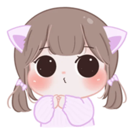 Стикерпак Chibi для Telegram — скачать