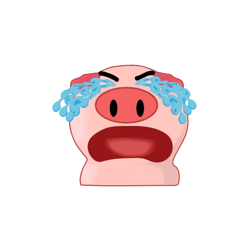 😭 Стикер «Perfect World pigs» для Telegram