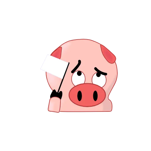 🤞 Стикер «Perfect World pigs» для Telegram