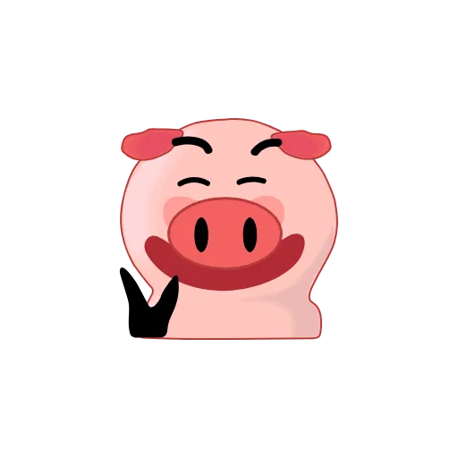 ✌️ Стикер «Perfect World pigs» для Telegram