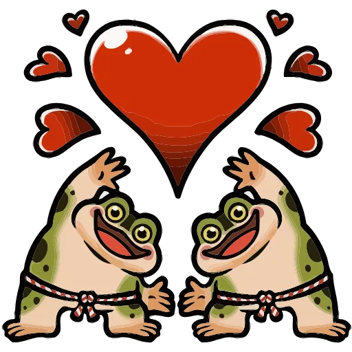👩‍❤️‍👨 Эмодзи «Пёко» для Telegram