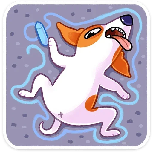 😵 Стикер «Песик Берт» для Telegram