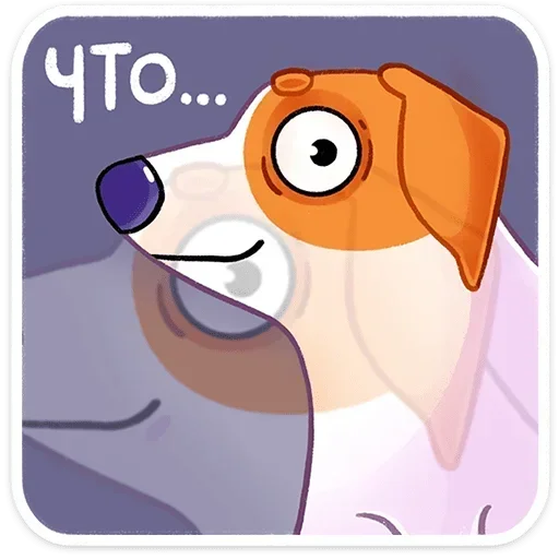🤨 Стикер «Песик Берт» для Telegram