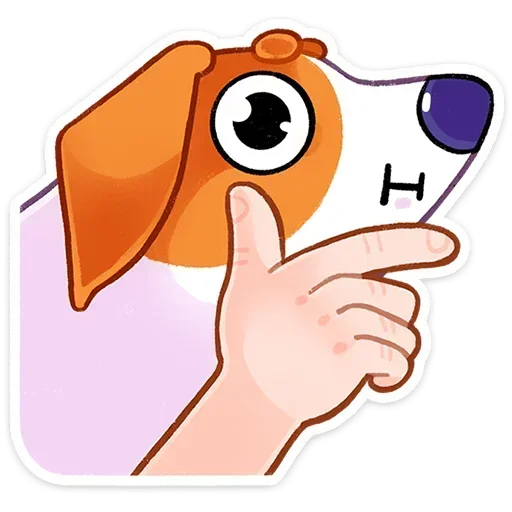 🤔 Стикер «Песик Берт» для Telegram