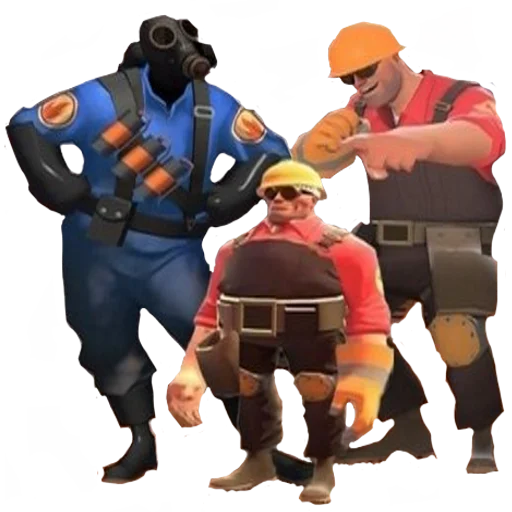 👨‍👩‍👦 Стикер «Team Fortress 2» для Telegram