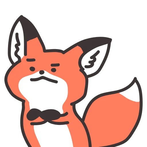 Стикерпак Q Red Fox для Telegram — скачать