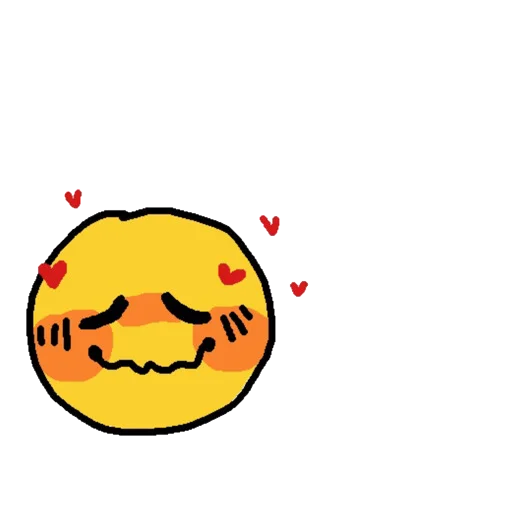 🥰 Стикер «emojis qiu» для Telegram