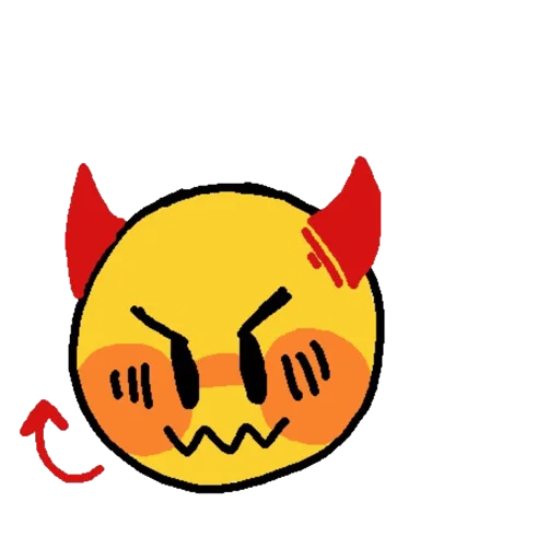 😈 Стикер «emojis qiu» для Telegram