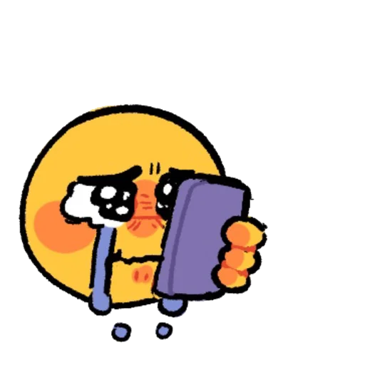 😭 Стикер «emojis qiu» для Telegram