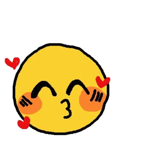 🥰 Стикер «emojis qiu» для Telegram