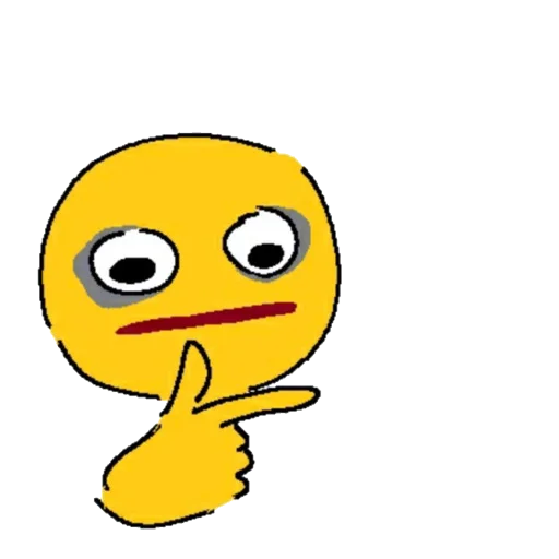 🤔 Стикер «emojis qiu» для Telegram