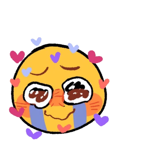 🥺 Стикер «emojis qiu» для Telegram