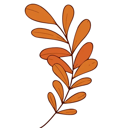 🌿 Эмодзи «autumn🍂 - векторные осенние эмодзи» для Telegram