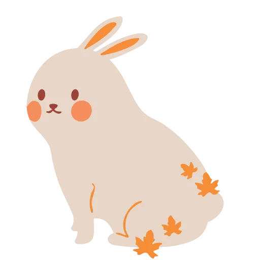 🐰 Эмодзи «autumn🍂 - векторные осенние эмодзи» для Telegram