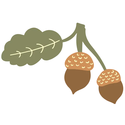 🌰 Эмодзи «autumn🍂 - векторные осенние эмодзи» для Telegram