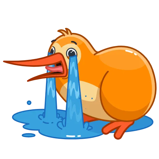 😭 Стикер «QIWI» для Telegram