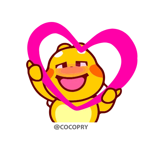 💖 Стикер «Qoo Bee Agapi» для Telegram