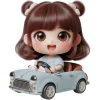 🚗 Эмодзи «Милая девочка» для Telegram